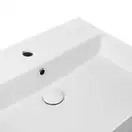 Раковина Qtap Crow 600х450х150 White с донным клапаном QT0511WL032W
