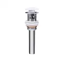 Раковина Qtap Stork 610х420х170 White с донным клапаном QT1511L738W
