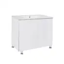 Комплект Qtap Tern 800х725х437 White тумба напольная + раковина врезная, с полотенцедержателем QT1771TNЛ8013080CW (QT1771TNL8013080CW)