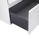 Комплект Qtap Tern 800х725х437 White тумба напольная + раковина врезная, с полотенцедержателем QT1771TNЛ8013080CW (QT1771TNL8013080CW)