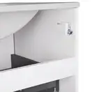 Комплект Qtap Tern 800х725х437 White тумба напольная + раковина врезная, с полотенцедержателем QT1771TNЛ8013080CW (QT1771TNL8013080CW)