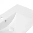 Комплект Qtap Tern 800х580х437 Matt black тумба напольная + раковина врезная, с полотенцедержателем QT1772TPЛ8023080CG (QT1772TPL8023080CMB)