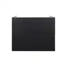 Тумба подвесная Qtap Tern 700х580х437 Matt black с полотенцедержателем QT1774TPL702MB