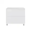Тумба напольная Qtap Tern 800х616х469 White со столешницей и полотенцедержателем QT1773TNЛ801W (QT1780TNL801W)