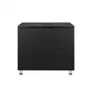 Тумба напольная Qtap Tern 800х616х469 Matt black со столешницей и полотенцедержателем QT1773TNЛ802G (QT1780TNL802MB)
