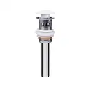Раковина подвесная моноблок Qtap Presto 600х450х405mm White с донным клапаном QT2411G822W