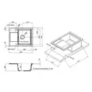 Кухонная мойка Qtap CS 6450 Coffee (QT6450COF551)