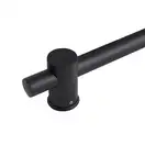 Qtap Lepit Штанга для душа, матовий чорний (QTLEP82103OB)