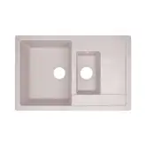 Кухонная мойка с дополнительной чашей Lidz 780x495/200 COL-06 (LIDZCOL06780495200)
