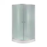 Душевая кабина Lidz Latwa SC80x80.SAT.LOW.FR, стекло Frost 4 мм (LLSC8080SATLOWFR)