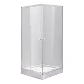Душевая кабина Lidz Wawel SC90x90.SAT.LOW.TR, стекло прозрачное 4 мм (LWASC9090SATLOWTR)