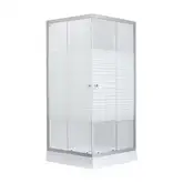 Душевая кабина Lidz Wiezak SC90x90.SAT.LOW.L, стекло Linie 4 мм (LWKSC9090SATLOWL)