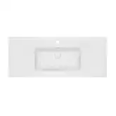 Раковина Qtap Albatross E49 1200х490х200 White с донным клапаном QT01119120E49W