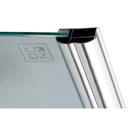 Штора на ванну Lidz Brama SS120x140R.CRM.FR стекло Frost 6 мм, правая (LBSS120140RCRMFR)