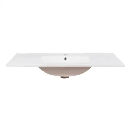 Раковина Qtap Albatross E 1000х460х180 White с донным клапаном QT01119100EW