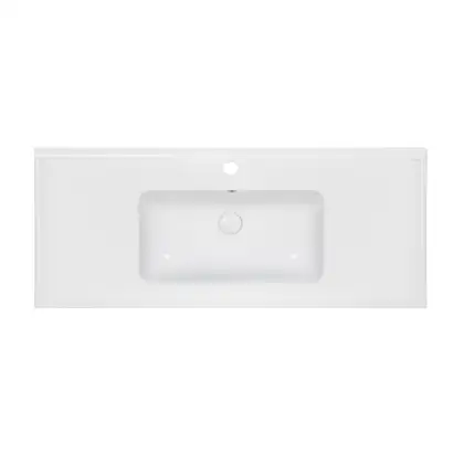 Раковина Qtap Albatross E49 1200х490х200 White с донным клапаном QT01119120E49W