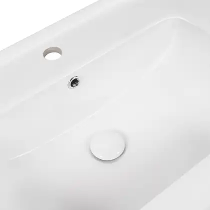 Раковина Qtap Albatross E49 1200х490х200 White с донным клапаном QT01119120E49W