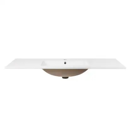 Раковина Qtap Albatross E 1200х460х180 White с донным клапаном QT01119120EW