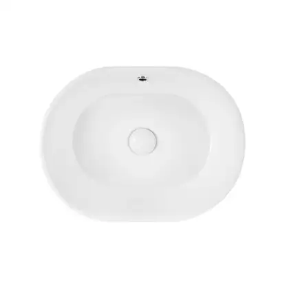 Раковина-чаша Qtap Robin 505х385х190 White с донным клапаном QT1311A025W