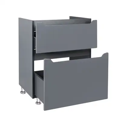 Тумба напольная Qtap Scorpio 605х825х460 Graphite QT1473TNВ602G