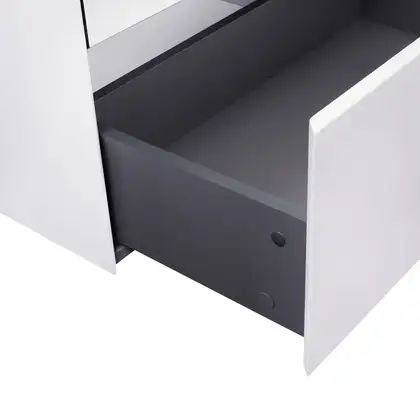 Комплект Qtap Tern 700х725х437 White тумба напольная + раковина врезная, с полотенцедержателем QT1771TNЛ7013070CW (QT1771TNL7013070CW)