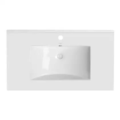 Комплект Qtap Tern 800х725х437 White тумба напольная + раковина врезная, с полотенцедержателем QT1771TNЛ8013080CW (QT1771TNL8013080CW)