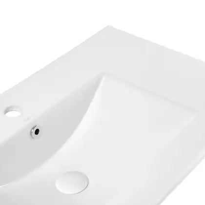 Комплект Qtap Tern 800х725х437 White тумба напольная + раковина врезная, с полотенцедержателем QT1771TNЛ8013080CW (QT1771TNL8013080CW)