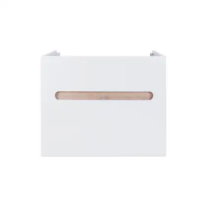 Тумба подвесная Qtap Virgo 700х580х437 White/Whitish oak QT1874TPА701W (QT1874TPА701WWO)