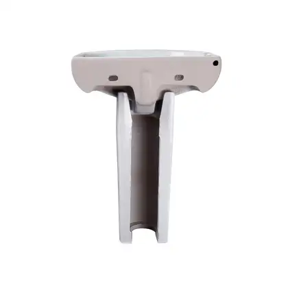 Раковина напольная с пьедесталом Qtap Baby 375x305x520 White с донным клапаном QT2311LP304BW