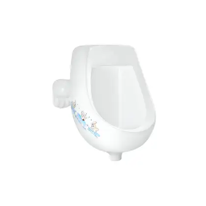 Qtap Baby Подвесной писсуар, белый с рисунком (QT2388U460EWD)