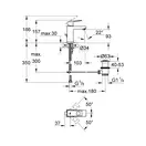 Grohe Eurocube Змішувач для раковини S-розміру, хром (2312700E)