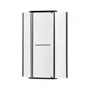 Душевая кабина Lidz Dozorca SC90x90.BLA.LOW.TR, стекло прозрачное 6 мм без поддона (LDSC9090BLALOWTR2)