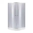 Набор Lidz душевая кабина Latwa SC90x90.SAT.LOW.GR, стекло тонированное 4 мм + поддон Kupala (LLSC9090SATLOWGR2SET)