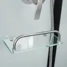 Душевой бокс Lidz Majatek SB100x100.BLA.LOW.TR, стекло прозрачное 5 мм без поддона (LMSB100100BLALOWTR2)
