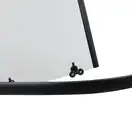 Набор Lidz душевой бокс Majatek SB90x90.BLA.LOW.TR, стекло прозрачное 5 мм + поддон Kupala (LMSB9090BLALOWTR2SET)