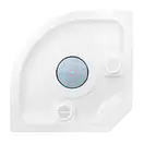 Набор Lidz душевой бокс Tani SB80x80.SAT.HIGH.FR, стекло Frost 4 мм + поддон с панелью Kupala (LTSB8080SATHIGHFR2SET)