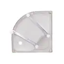 Набор Lidz душевой бокс Tani SB90x90.SAT.HIGH.FR, стекло Frost 4 мм + поддон с панелью Kupala (LTSB9090SATHIGHFR2SET)