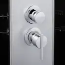 Душевой бокс Lidz Tani SB90x90.SAT.LOW.GR, стекло тонированное 4 мм без поддона (LTSB9090SATLOWGR2)