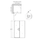 Душевая кабина Qtap Aquarius BLA1099SC6 90x90 см, стекло Clear 6 мм, покрытие CalcLess без поддона (AQUABLA1099SC6)