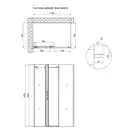 Душевая кабина Qtap Aries CRM10128RC8 120x80 см, стекло Clear 6 мм, покрытие CalcLess без поддона (ARICRM10128RC8)