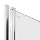 Душевая кабина Qtap Gemini CRM1011SC6 100x100 см, стекло Clear 6 мм, покрытие CalcLess без поддона (GEMCRM1011SC6)