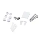 Штора на ванну Qtap Gemini WHI401114RP4 стекло Pear 4 мм, 110x140 см (GEMWHI401114RP4)