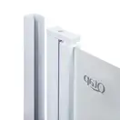 Штора на ванну Qtap Gemini WHI40114RP6 стекло Pear 6 мм, 100x140 см (GEMWHI40114RP6)