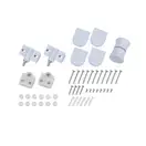 Душевая дверь в нишу Qtap Pisces WHI209-1.CP5 90-100x185 см, стекло Pattern 5 мм (PISWHI2091CP5)
