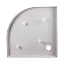 Набор Qtap душевая кабина Presto New CRM1099AC5 Clear 2020х900х900 мм + поддон Robin 309912C 90x90x12 см с сифоном (PRENEWCRM1099AC5SET)