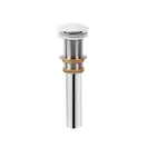 Раковина-чаша Qtap Crow 655х380х140 White с донным клапаном QT05117065HW