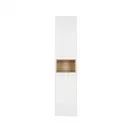 Пенал подвесной Qtap Robin 350х1650х316 White/Whitish oak QT1376PN1651LWWO