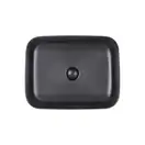 Раковина-чаша Qtap Tern 500x390x140 Matt black с донным клапаном QT172195MBMB