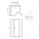 Душевая кабина Qtap Scorpio BLA10115-AC6 100x100 см, стекло Clear 6 мм, покрытие CalcLess без поддона (SCOBLA10115AC6)