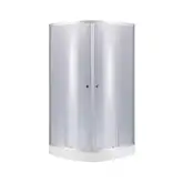 Набор Lidz душевая кабина Latwa SC80x80.SAT.LOW.GR, стекло тонированное 4 мм + поддон Kupala (LLSC8080SATLOWGR2SET)